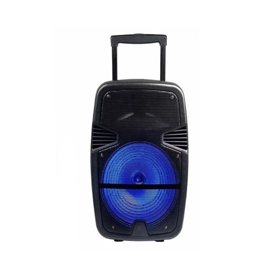 Nettech KTS-1158 Siyah Kablosuz Bluetooth Hoparlör (NT-109904) - Stereo Ses, Uzaktan Kumanda, Mikrofonlu, Led Işıklı