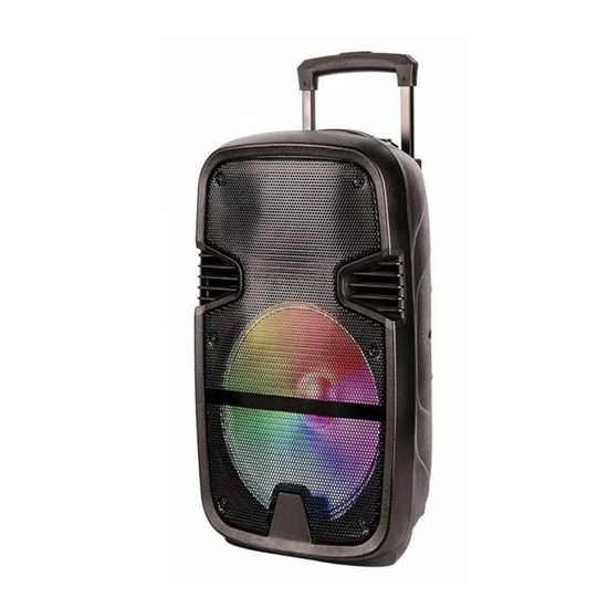 Nettech KTS-1158 Siyah Kablosuz Bluetooth Hoparlör (NT-109904) - Stereo Ses, Uzaktan Kumanda, Mikrofonlu, Led Işıklı