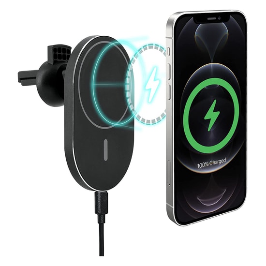 Nettech NT-96225 15W Kablosuz Wireless Şarj Standı (Siyah) - Hızlı Şarj Desteği, 12V Çıkış, 2100 mAh Giriş