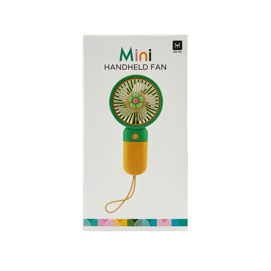 Nettech F47 Sarı Mini Boy Şarjlı El ve Masaüstü Fan (NT-114358) - Taşınabilir, Kompakt Tasarım, USB Şarjlı, Sessiz