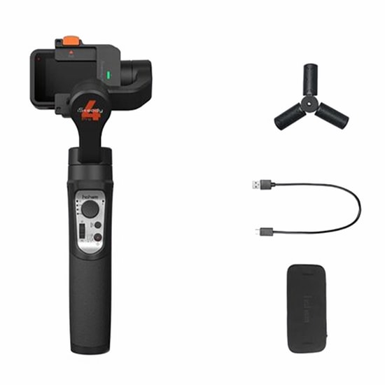 Nettech PRO 4 Telefon Gimbal Sabitleyici NT-101907 - Bluetooth Bağlantısı, 20m Mesafe, Mika Gövde, Ergonomik Tasarım