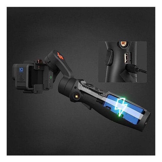 Nettech PRO 4 Telefon Gimbal Sabitleyici NT-101907 - Bluetooth Bağlantısı, 20m Mesafe, Mika Gövde, Ergonomik Tasarım