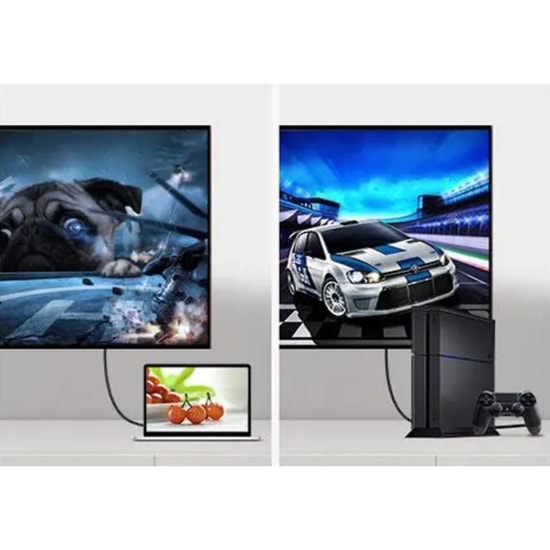Hadron HDX2034 NT-103505 4K 500cm HDMI Kablo (Kırmızı) - 5 Metre Plastik, Ultra HD Görüntü ve Ses Aktarım Kablosu