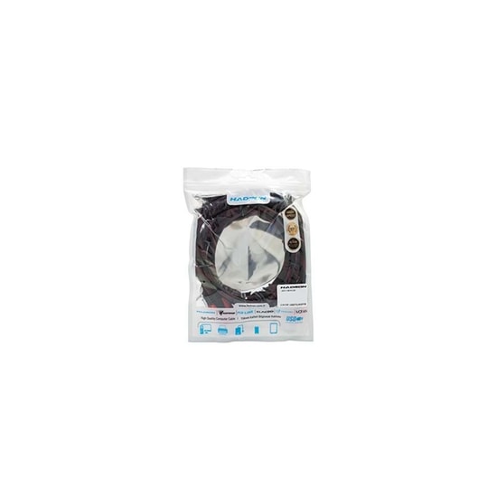 Hadron HDX2002 NT-92251 İp Örgü 500 cm HDMI Kablo (Kırmızı) - 5 Metre, Plexy Dış Materyal, Yüksek Hızlı Bağlantı