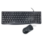 Sonia SN-X8130 Kablolu Office Klavye Mouse Seti (Siyah) - Türkçe Q, Optik Sensör, 3 Butonlu, USB Bağlantı Arayüzü