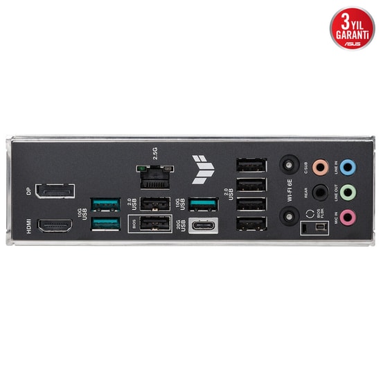 ASUS TUF GAMING B650E-PLUS WIFI AM5 DDR5 ATX Anakart - 8000MHz(OC), 3xM.2, PCIe 5.0, Wi-Fi 6E, BT 5.3, 2.5G LAN