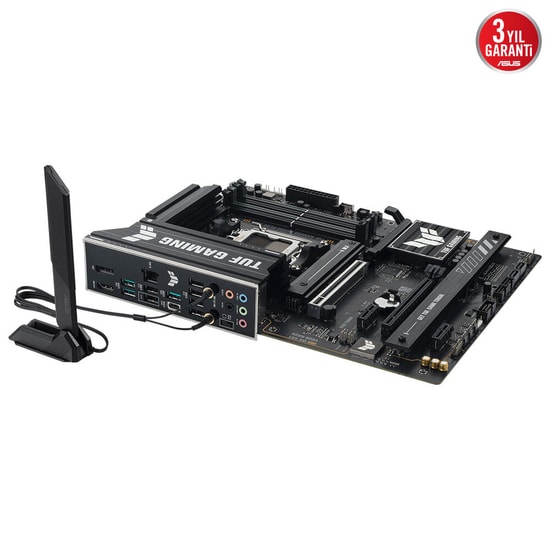 ASUS TUF GAMING B650E-PLUS WIFI AM5 DDR5 ATX Anakart - 8000MHz(OC), 3xM.2, PCIe 5.0, Wi-Fi 6E, BT 5.3, 2.5G LAN