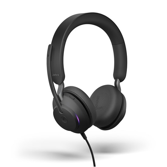 Jabra Evolve2 40 SE MS Stereo Kulaklık (24189-999-799) - Pasif Gürültü Önleme, Meşgul Işığı, USB-C/A Bağlantı