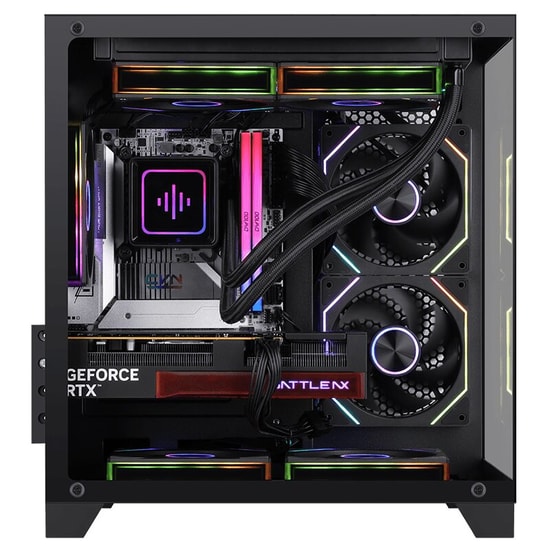 Segotep U502 Siyah 550W 80+ Mini Tower Gaming Kasa (U502-550W-SIYAH) - 3x ARGB Fan, mATX, 1x USB 3.0, HD Audio