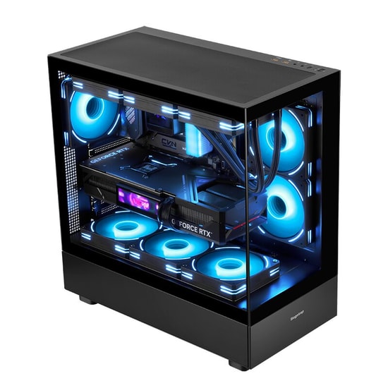 Segotep Endura Pro+ Siyah 850W 80+ Gold Midi Tower Kasa (ENDURA-PRO-850W-GOLD-SIYAH) - E-ATX, 6x ARGB Fan, PCIE 5.1