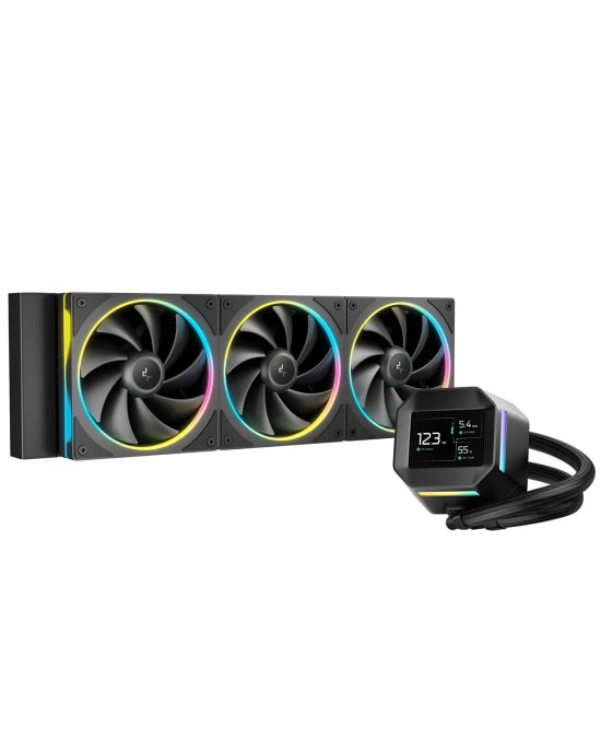 DeepCool LM360 RGB 360mm Sıvı İşlemci Soğutucu - 3x120mm PWM Fan, Intel LGA1700 ve AMD AM5 Uyumlu, 24 Ay Garanti