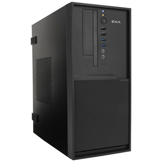 EXA CP073-502 i5-12400 16GB RAM 512GB M.2 SSD DOS Mini Tower Masaüstü Bilgisayar - 300W, Siyah, 9cm Fan, K&M Yok