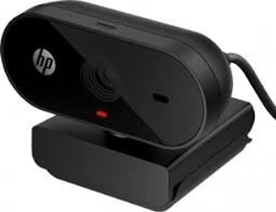 HP 325 Full HD Web Kamerası (53X27AA) - 1080p, Mikrofonlu, 150cm Kablo, USB 2.0 Bağlantı, Tak Çalıştır, Siyah