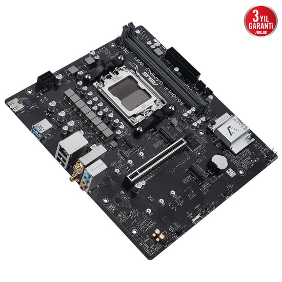 Asus EX-A620M-V7 WIFI AM5 DDR5 Anakart - AMD A620, 8000MHz, HDMI, Çift M.2, 2.5Gbit LAN, WiFi 6E, mATX, Aura RGB