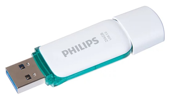Philips FM25FD75B/00 256GB USB 3.0 Flash Bellek - Snow Bahar Yeşili, Şık Tasarım, 24 Ay Resmi Distribütör Garantili