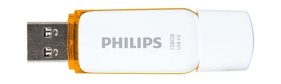 Philips FM12FD75B/00 128GB USB 3.0 Flash Bellek - Snow Serisi, Turuncu Tasarım, 24 Ay Resmi Distribütör Garantili