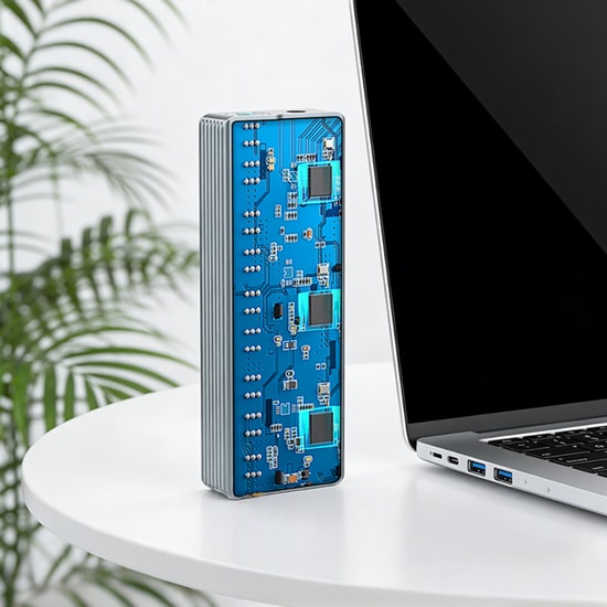 Nettech NT-OT011 7in1 USB to Type-C Dönüştürücü (NT-117101) - Gri Alüminyum Gövde, Data ve Görüntü Aktarım Desteği