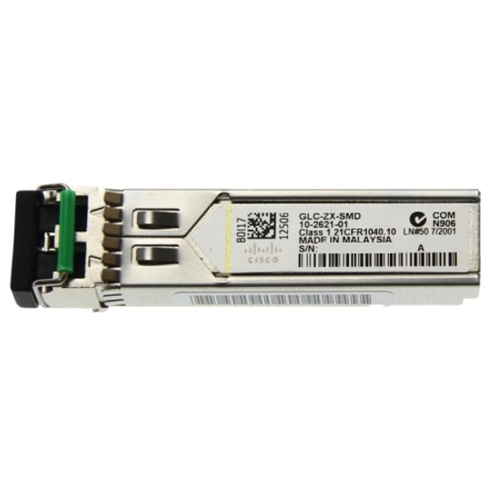 Cisco GLC-ZX-SMD 1000Base-ZX SFP Transceiver Modül - 1550nm, 70km, Single-Mode SMF, DOM Destekli Optik Fiber Modül