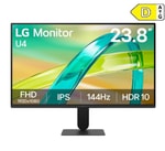 LG 24 24U411B-BAPD IPS Full HD Monitör - 1920x1080, 144Hz, 5ms, VGA, HDMI, AMD FreeSync, VESA Destekli Siyah