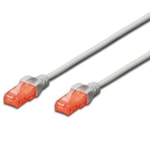 Beek BC-U6010 CAT6 LSZH Gri Patch Kablo 1m - AWG26, U/UTP Konnektör, Gigabit Ethernet Data Ağ Kablosu, 250MHz