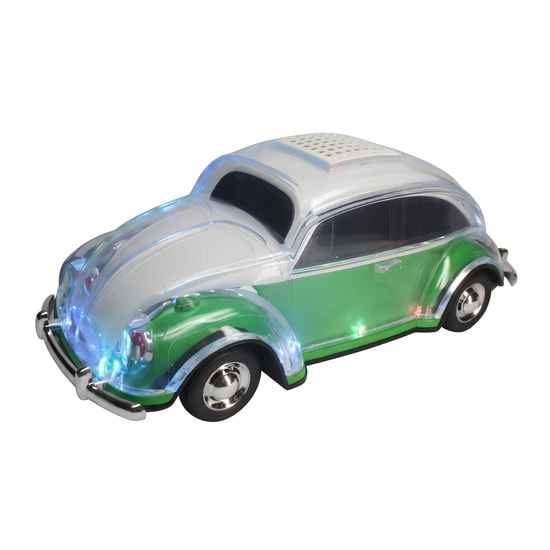 Nettech Wster WS-1937 Yeşil Car Speaker NT-117114 - Kablosuz Bluetooth Hoparlör, Stereo Ses, FM Radyo, Led Işıklı
