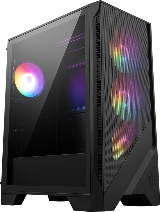 MSI MAG FORGE 121A B75 PCIE5 II ATX Gaming Kasa - Temperli Cam, 6x120mm Auto RGB Fan, 750W 80+ Bronz PSU Dahil