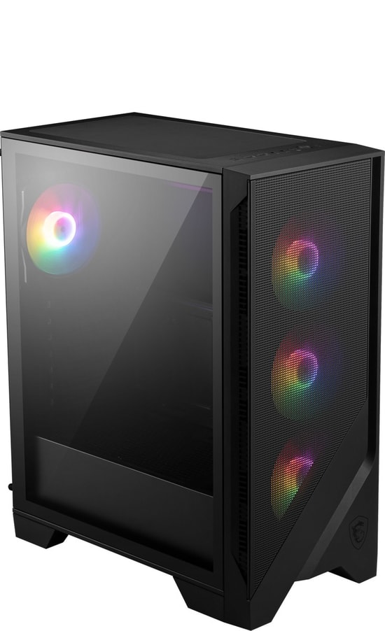 MSI MAG FORGE 121A B75 PCIE5 II ATX Gaming Kasa - Temperli Cam, 6x120mm Auto RGB Fan, 750W 80+ Bronz PSU Dahil