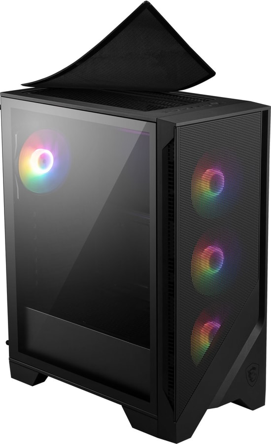 MSI MAG FORGE 121A B75 PCIE5 II ATX Gaming Kasa - Temperli Cam, 6x120mm Auto RGB Fan, 750W 80+ Bronz PSU Dahil