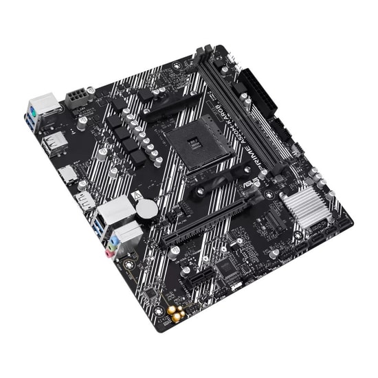 Asus PRIME A520M-K ARGB DDR4 Anakart: AMD AM4, 5100MHz OC, M.2, HDMI, DisplayPort, Aura Sync, Micro ATX Form Faktör