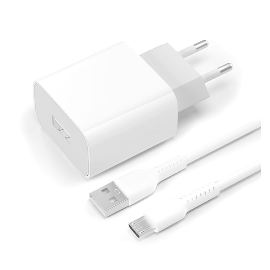Teknonet TN-HCH05 10W 2100 mAh Micro USB Kablolu Şarj Aleti (NT-92561) - Hızlı Şarj, 10.5W, Beyaz, 1 USB Çıkışlı