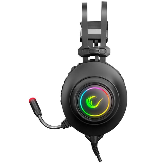 Rampage RM-K1 PULSAR Siyah 7.1 Surround RGB Gaming Kulaklık (RM-K1-SIYAH) - USB, Titreşim, 220cm Kablo, Mikrofonlu