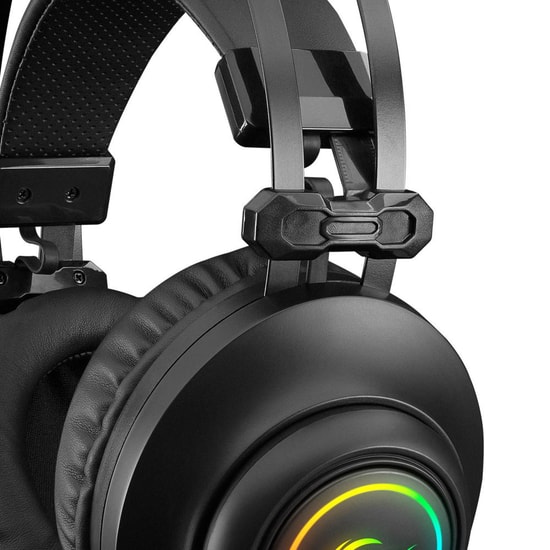 Rampage RM-K1 PULSAR Siyah 7.1 Surround RGB Gaming Kulaklık (RM-K1-SIYAH) - USB, Titreşim, 220cm Kablo, Mikrofonlu