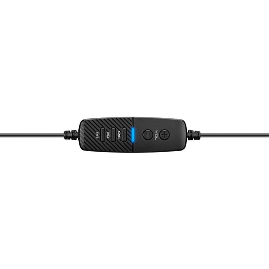 Rampage RM-K1 PULSAR Siyah 7.1 Surround RGB Gaming Kulaklık (RM-K1-SIYAH) - USB, Titreşim, 220cm Kablo, Mikrofonlu