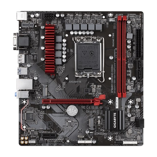 Gigabyte B760M-GAMING-DDR4 Anakart - LGA1700, DDR4 5333MHz, 2x M.2, PCIe 4.0, USB 3.2, 2.5GbE LAN, MicroATX
