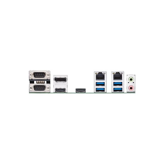 Asus H610I-EM-A INTEL H610 LGA1700 DDR4 Mini ITX Anakart - 2xHDMI, 2xVGA, 1xDP, 2xM.2, USB 3.2, 64GB DDR4 Destekli