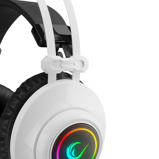Rampage RM-K1 PULSAR Beyaz 7.1 Surround RGB Gaming Kulaklık (RM-K1-BEYAZ) - USB, Titreşim, 220cm Kablo, Mikrofonlu