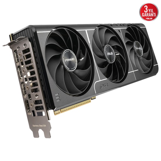 Asus Prime GeForce RTX 5060 Ti OC 16GB GDDR7 Ekran Kartı (PRIME-RTX5060TI-O16G) - 128 Bit, DLSS 4, HDMI, 3xDP