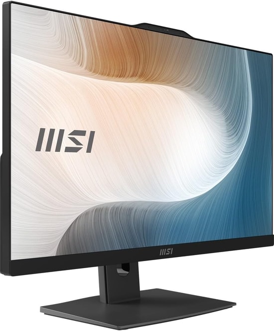 MSI Modern AM242P 23.8" FHD AIO PC (1M-2088XEU) - Intel Core 5 120U, 16GB DDR5, 512GB SSD, FreeDOS, Siyah PC