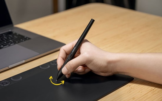 Wacom Art Pen 2 ACP70000DZ Grafik Tablet Kalemi - 8192 Basınç Seviyesi, Kablosuz Bağlantı, Ergonomik Siyah Tasarım