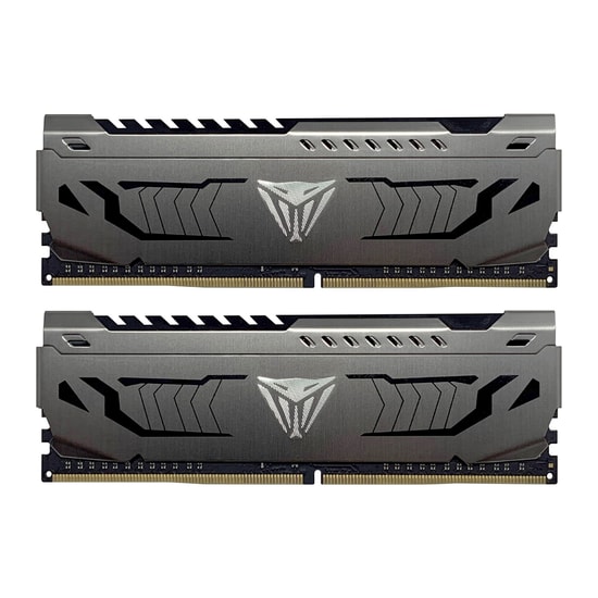 Patriot Viper Steel 32GB (2x16GB) 3200MHz DDR4 Ram PVS432G320C6K - CL16, 1.35V, Alüminyum Soğutucu Gaming Bellek Kit