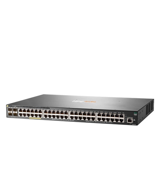 HPE Aruba 2930F 48G PoE+ 4SFP Switch (JL262A) - 48 Port Gigabit, Yönetilebilir L3, 370W PoE+ Rack Mount Network Anahtar