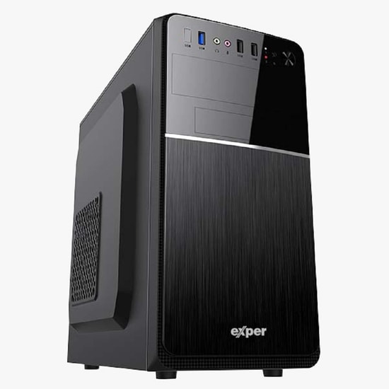 Exper PC FLEX DEX145 i5-14400F Masaüstü Bilgisayar - 16GB RAM, 500GB M.2 SSD, GT710 2GB Ekran Kartı, H610, FreeDOS PC