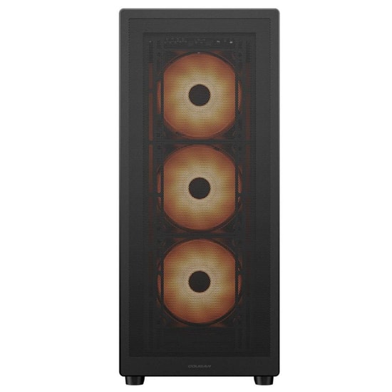 Cougar MX220 CGR-2AC8B-RGB 650W 80+ Mid Tower Siyah Oyuncu Kasası - 4x ARGB Fan, Temperli Cam, USB 3.2, Type-C