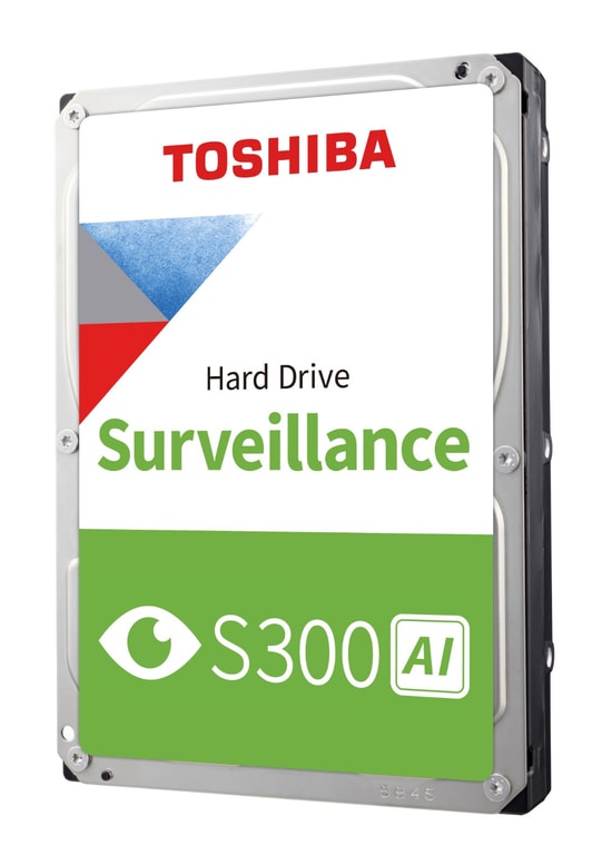 Toshiba S300 AI 18TB Güvenlik Diski (MG11ACA18TE-V) - 3.5" SATA3, 7200RPM, 1024MB Cache, 7/24 Kayıt ve Video Yazılımı