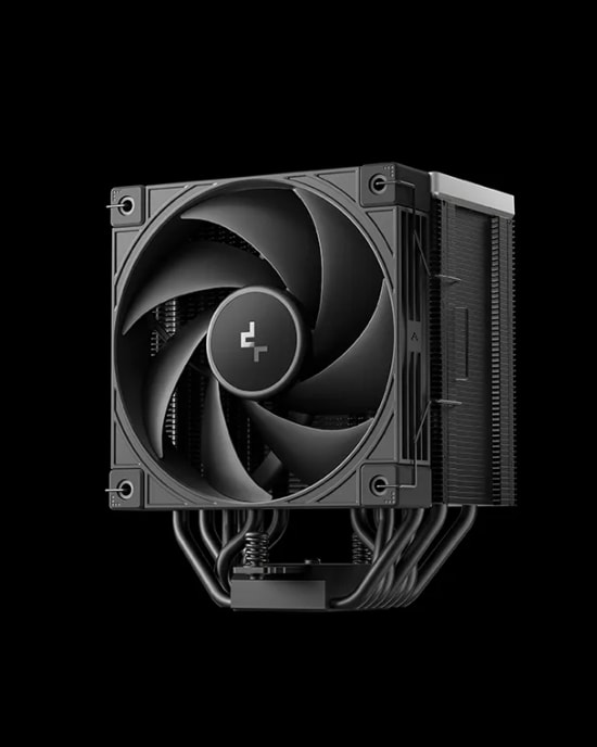 DeepCool AK700 DIGITAL NYX İşlemci Soğutucu - Çift 120mm PWM Fan, Dijital Ekran, Intel ve AMD Uyumlu Tasarım