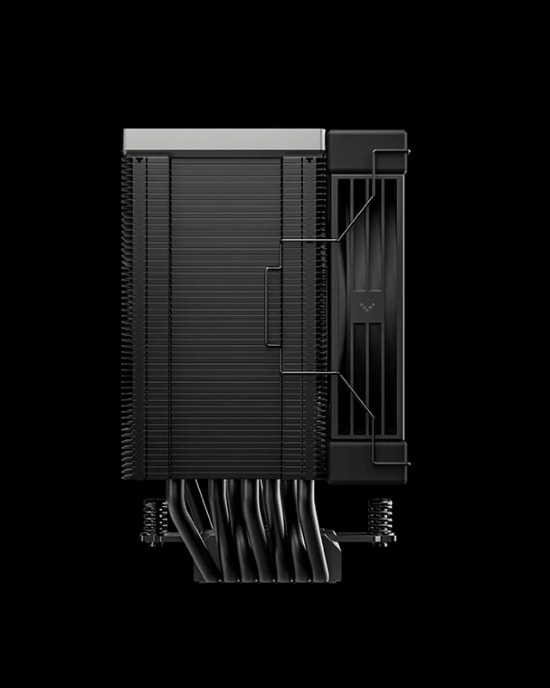 DeepCool AK700 DIGITAL NYX İşlemci Soğutucu - Çift 120mm PWM Fan, Dijital Ekran, Intel ve AMD Uyumlu Tasarım