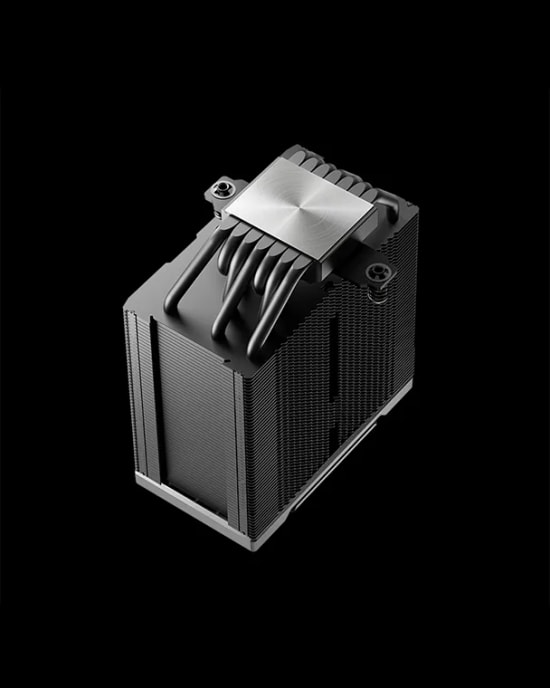 DeepCool AK700 DIGITAL NYX İşlemci Soğutucu - Çift 120mm PWM Fan, Dijital Ekran, Intel ve AMD Uyumlu Tasarım