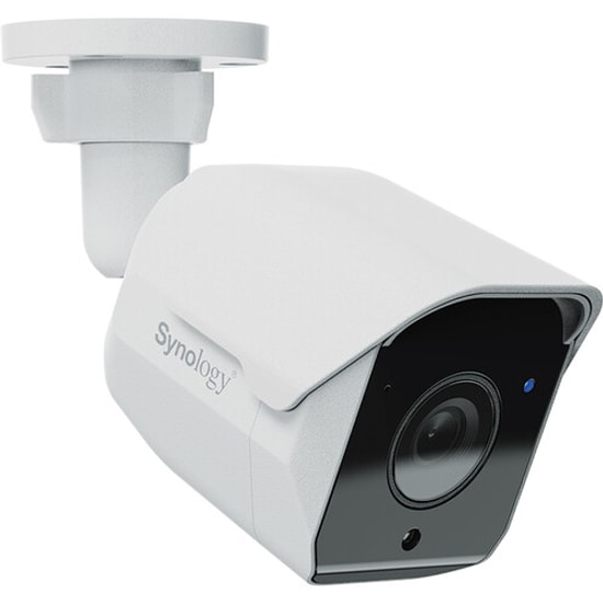 Synology BC510 5MP Bullet Güvenlik Kamerası - 2.8mm Lens, IP67 Hava ve IK10 Darbe Dayanımı, 30m Gece Görüşü, PoE