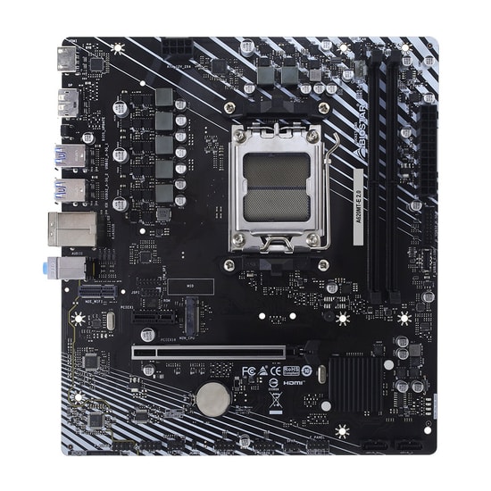 Biostar A620MT-E 2.0 AM5 DDR5 Anakart - 8000MHz (OC), HDMI, DP, M.2, 128GB RAM, WiFi Kart Desteği, mATX
