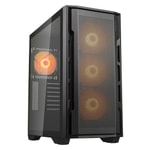 Cougar Uniface RGB CGR-5C78B-RGB 750W 80+ Mid Tower Siyah Oyuncu Kasası - E-ATX, 4x RGB Fan, Type-C, Temperli Cam